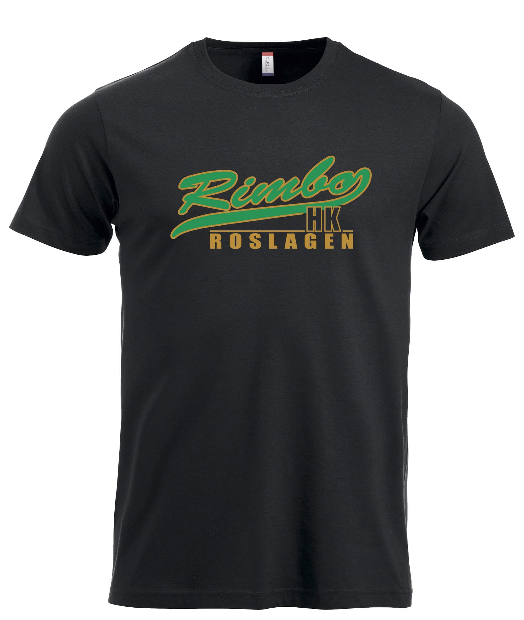 Supporter T-shirt Vit och Svart Rimbo HK Svart