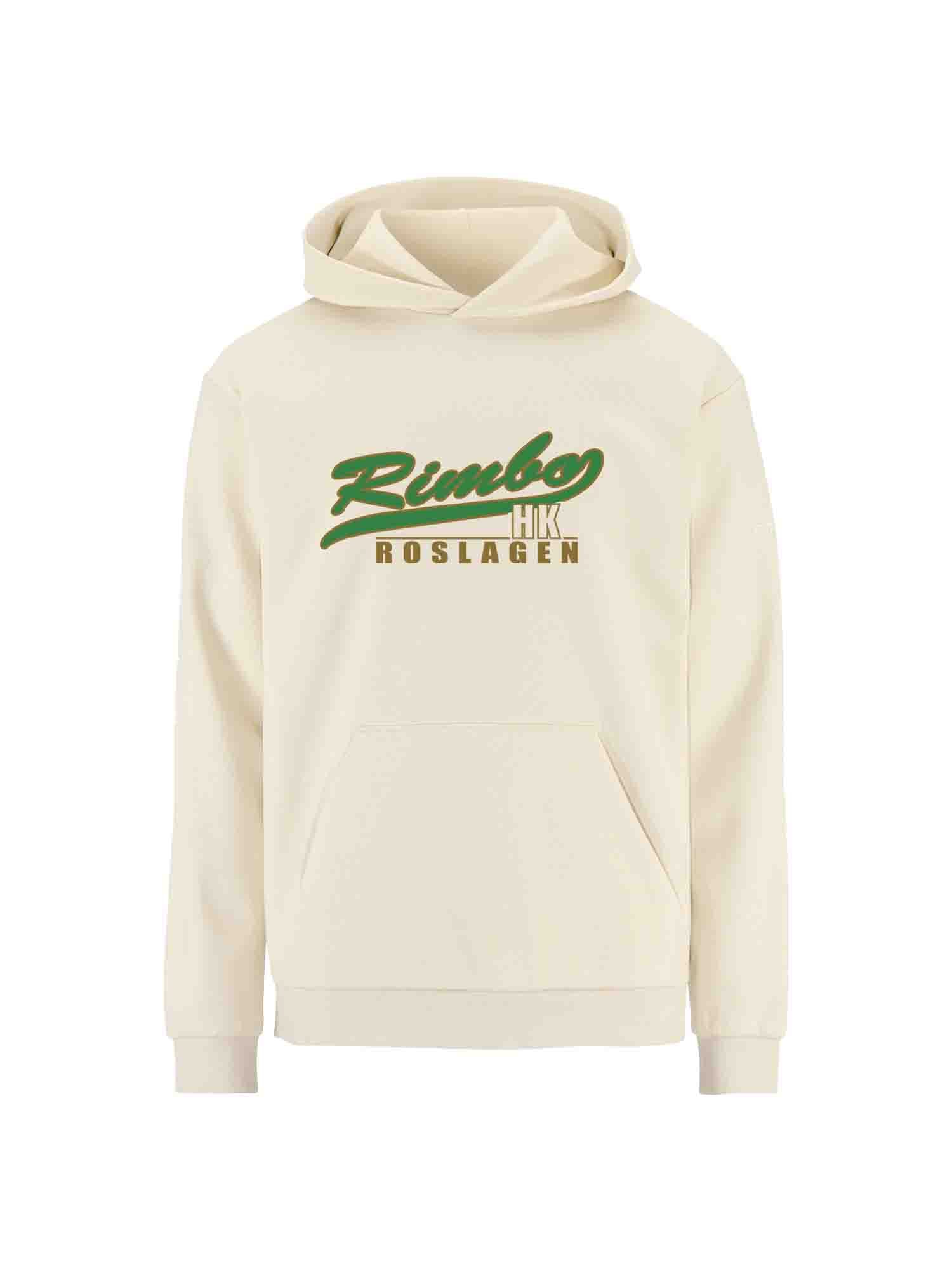 Supporterhoodie flera färger Rimbo HK Benvit