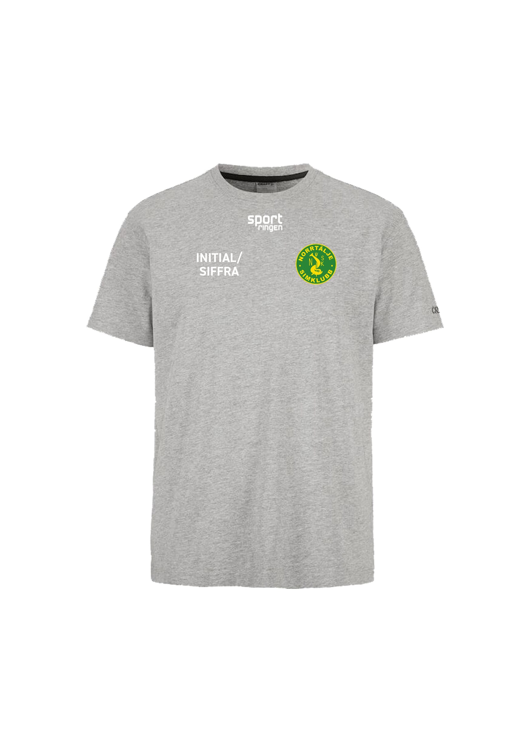 Craft Community T-shirt Norrtälje Simklubb Grå