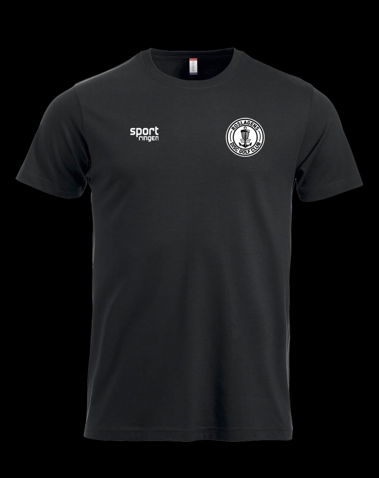 Roslagens Discgolf T-shirt Svart